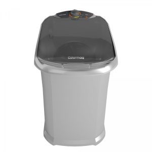 Tanquinho Lavadora de Roupas Colormaq 6kg Semi Automatica  Prata