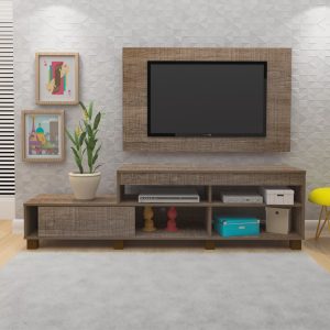 Rack com Painel para TV até 40 Polegadas Ever Artely Canela