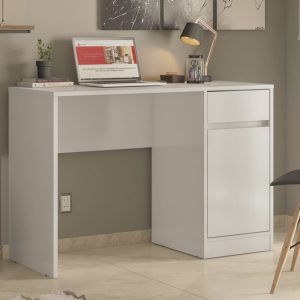 Escrivaninha 109cm 1 Porta 1 Gaveta Office Morada