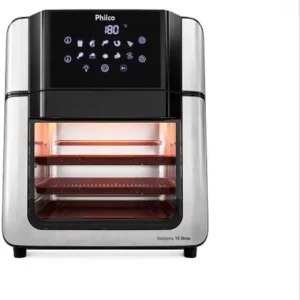 Fritadeira Elétrica Air Fryer Philco PAF15A Preta/Inox 220V