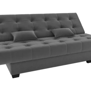 Sofá-cama 3 Lugares Casal Reclinável Veludo Matrix Laila