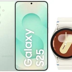 Samsung Galaxy S25 5G 256GB Galaxy AI Verde - 12GB RAM + Smartwatch Watch7 40mm Creme 32GB