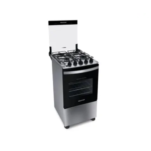 Fogão Brastemp 4 Bocas Inox com Duas Prateleiras com Alturas Ajustáveis - BFO4NBR