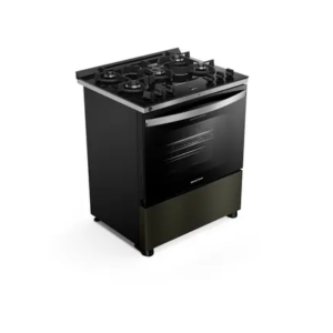 Fogão Brastemp 5 Bocas com Mesa de Vidro Eclipse Collection, Função Air Fryer e Turbo Chama - BFS5LAP