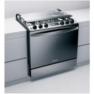 Fogão Brastemp 5 Bocas De Embutir Cor Inox Com Turbo Chama E Touch Timer - BYS5PCR