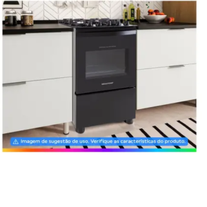 Fogão 4 Bocas Brastemp BFO4VAE Automático